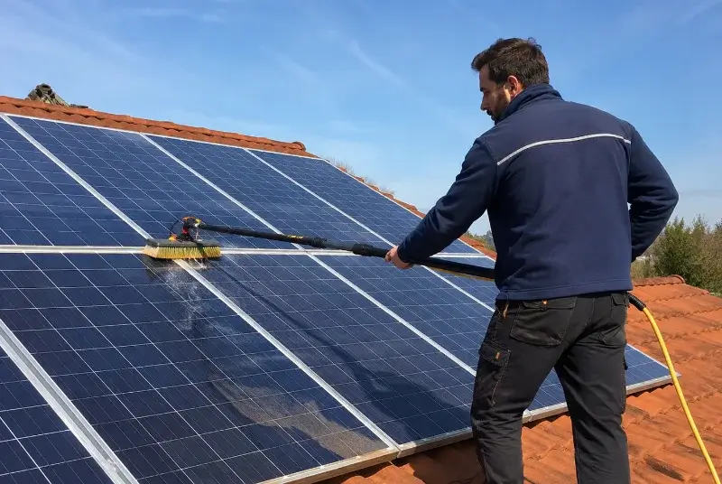 Nettoyage et entretien de panneaux solaires à Saint-Martin-Lacaussade